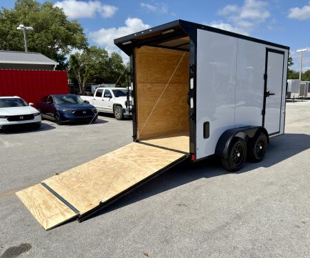 New 2026 Rock Solid Cargo 6X12 Rear Ramp Door 7K Cargo / Enclosed Trailer