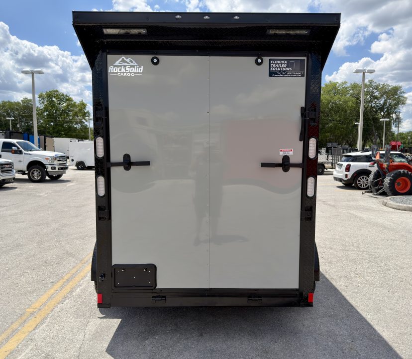 New 2026 Rock Solid Cargo 6x12 Rear Ramp Door 7K Cargo / Enclosed Trailer