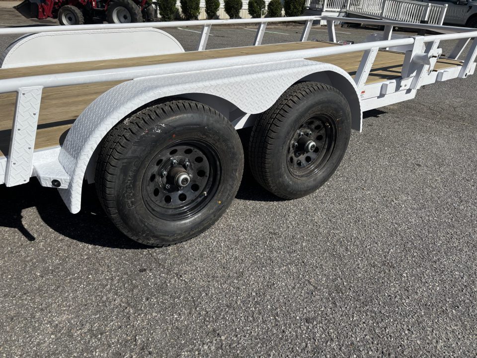 New 2026 RawMaxx UTX 83X16 / HD SPLIT RAMP / TOOL BOX / 10K GVWR UTILITY TRAILER