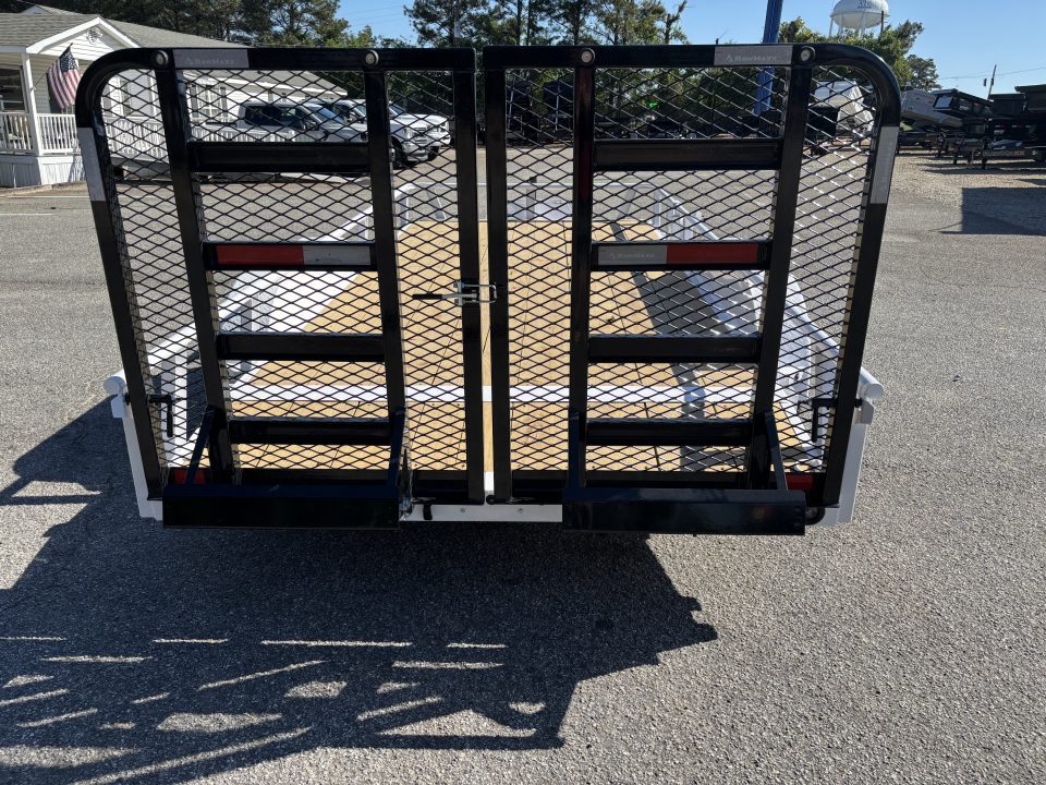 New 2026 RawMaxx UTX 83X16 / HD SPLIT RAMP / TOOL BOX / 10K GVWR UTILITY TRAILER