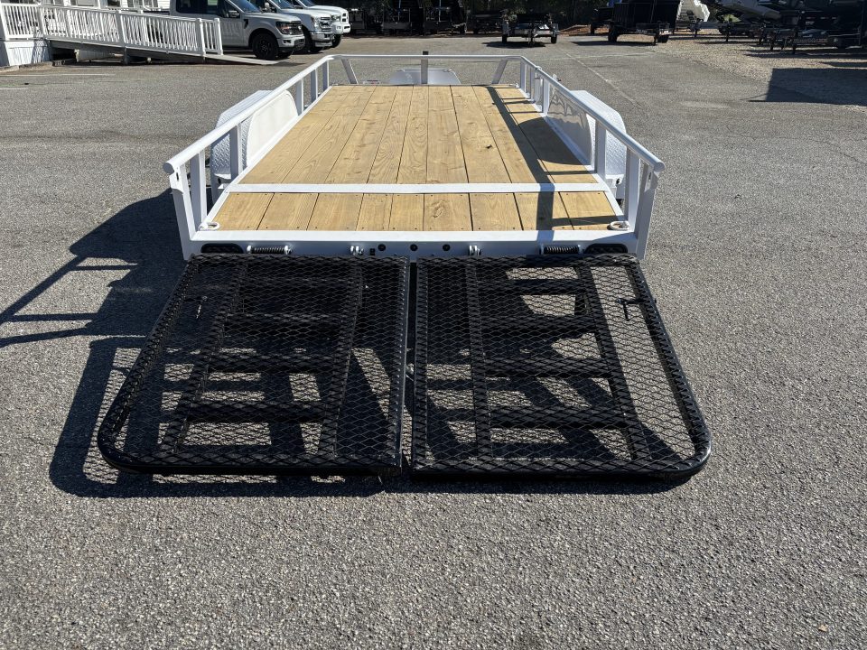 New 2026 RawMaxx UTX 83X16 / HD SPLIT RAMP / TOOL BOX / 10K GVWR UTILITY TRAILER