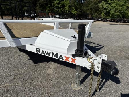 New 2026 RawMaxx UTX 83X16 / HD SPLIT RAMP / TOOL BOX / 10K GVWR UTILITY TRAILER