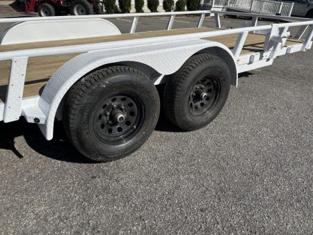 New 2026 RawMaxx UTX 83X16 / HD SPLIT RAMP / TOOL BOX / 10K GVWR UTILITY TRAILER