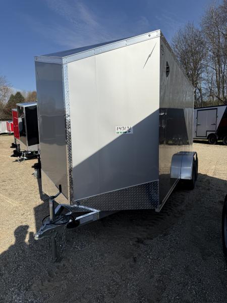 New 2026 Lightning Trailers 7X16 7' INTERIOR RAMP DOOR Cargo / Enclosed Trailer