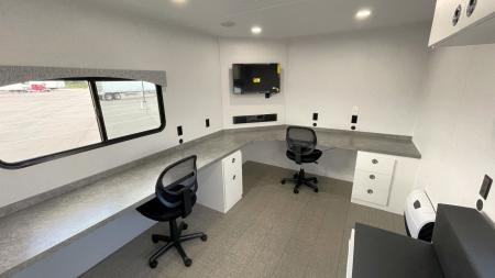 New 20' Mobile Office Trailer w/ BATHROOM, AC, HEAT