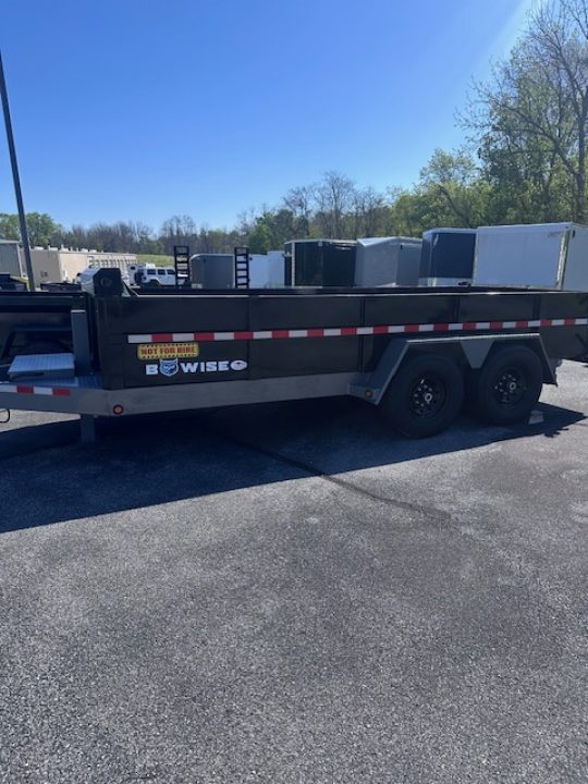 Used 2022 BWISE DLPX14 81.5x16 14K Tandem Axle Dump Trailer