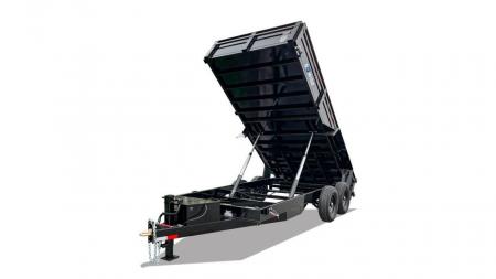 Used 2022 BWISE DLPX14 81.5x16 14K Tandem Axle Dump Trailer