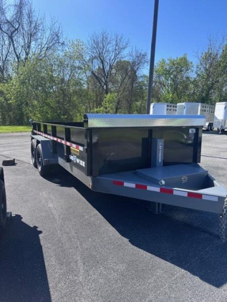 Used 2022 BWISE DLPX14 81.5x16 14K Tandem Axle Dump Trailer