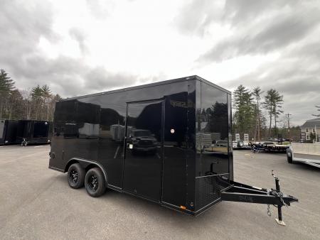New 2026 Spartan 8.5x16+2ft V-nose/ 7' interior height /Barn Door / Ext. Tongue/ Blackout/ Polycore Exterior - 7000GVW