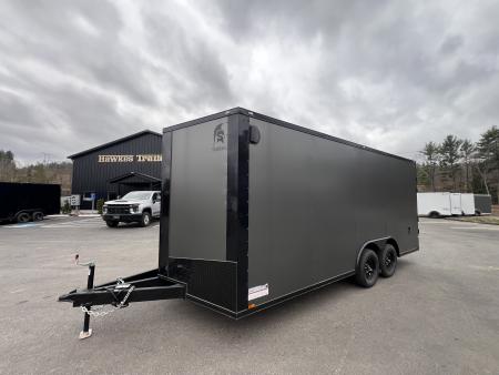 New 2026 Spartan 8.5x18+2ft V-nose/ 7' interior height /Barn Door / Ext. Tongue/ Blackout/ Polycore Exterior - 7000GVW