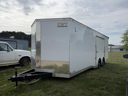 New 2026 Covered Wagon Trailers 8.5X24 TA3 7' SPOILER POLY Cargo / Enclosed Trailer