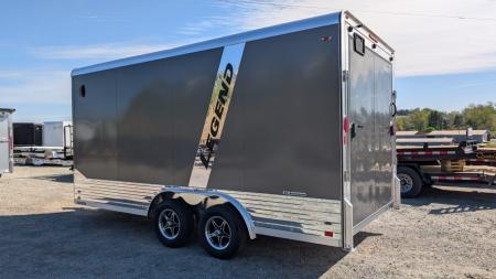 New 2026 Legend 8x16 + 3' Deluxe V-Nose Cargo Trailer w/ Ramp Door (90" INSIDE!!!)