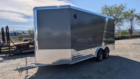 New 2026 Legend 8x16 + 3' Deluxe V-Nose Cargo Trailer w/ Ramp Door (90" INSIDE!!!)