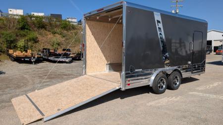 New 2026 Legend 8x16 + 3' Deluxe V-Nose Cargo Trailer w/ Ramp Door (90" INSIDE!!!)