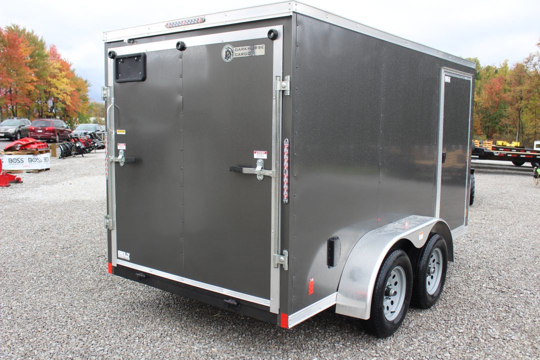 New 2026 Darkhorse Cargo DHW 6' x 12' Enclosed Trailer - REAR RAMP DOOR- 6' Interior Height - 7000# GVW