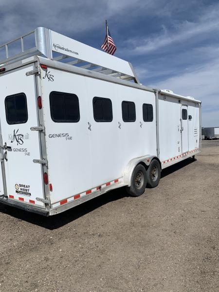Used 2006 Kiefer Manufacturing 4H GN SLIDE OUT Horse Trailer