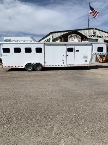 Used 2006 Kiefer Manufacturing 4H GN SLIDE OUT Horse Trailer
