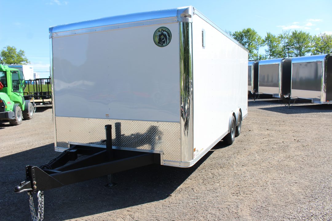 New 2026 Darkhorse Cargo DWRK 8.5' x 20' Flat Front Enclosed Cargo Trailer - Ramp Door - 9990#