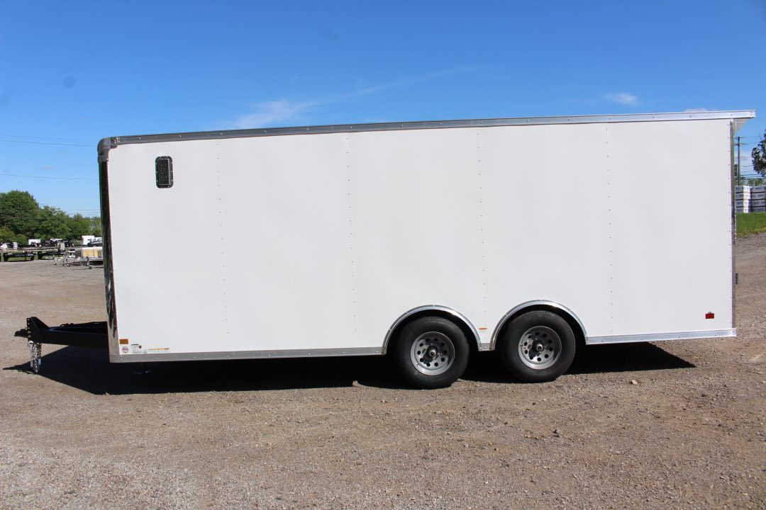 New 2026 Darkhorse Cargo DWRK 8.5' x 20' Flat Front Enclosed Cargo Trailer - Ramp Door - 9990#