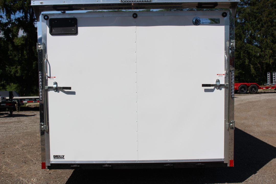 New 2026 Darkhorse Cargo DWRK 8.5' x 20' Flat Front Enclosed Cargo Trailer - Ramp Door - 9990#