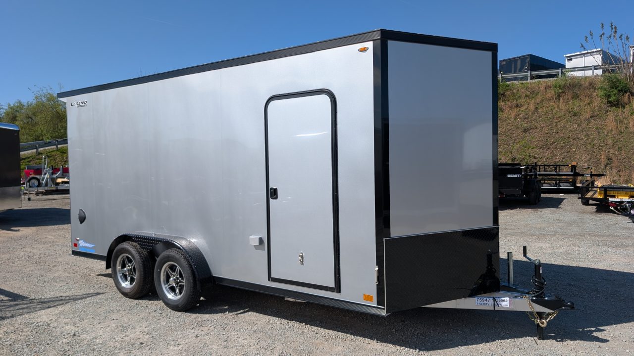 New 2026 Legend 7.5 x 16 + 2' V-Nose Thunder Cargo Trailer w/ Ramp