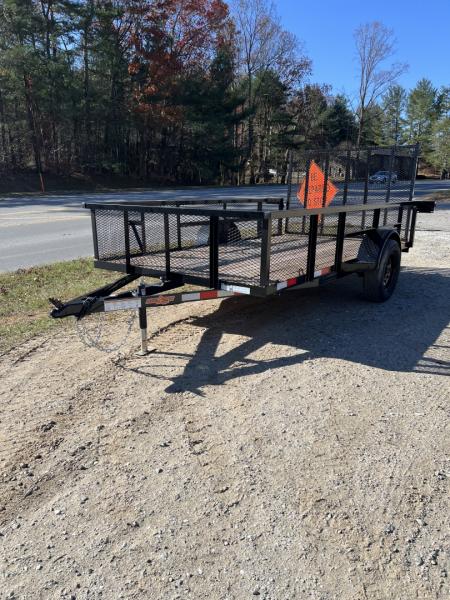 New 2026 Down 2 Earth Trailers DTE7612G29HS Utility Trailer / 76  X 12 / 24  MESH SIDE / TUBE RAIL / SEALED LIGHTS