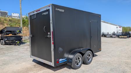 New 2026 Legend 7x12 + 2' V Thunder Aluminum Enclosed Cargo Trailer w/ Ramp Door