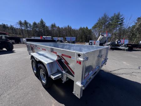 New 2026 Triumph 7x14 Dump Trailer- Galvanized/ 8" I beam/ Tarp kit/ Ramps - 14,000GVW
