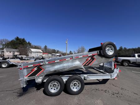 New 2026 Triumph 7x14 Dump Trailer- Galvanized/ 8" I beam/ Tarp kit/ Ramps - 14,000GVW