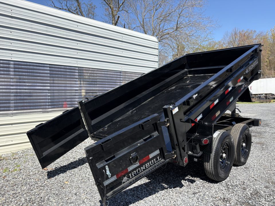 New 2026 Iron Bull 6X12DTB-15K GVWR Dump Trailer