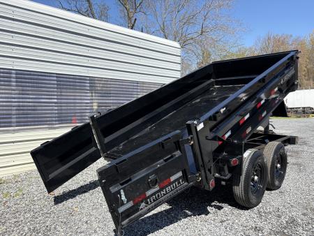 New 2026 Iron Bull 6X12DTB-15K GVWR Dump Trailer