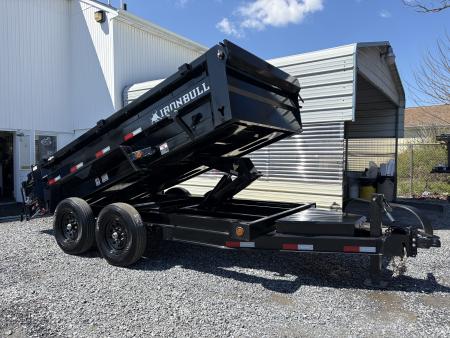 New 2026 Iron Bull 6X12DTB-15K GVWR Dump Trailer
