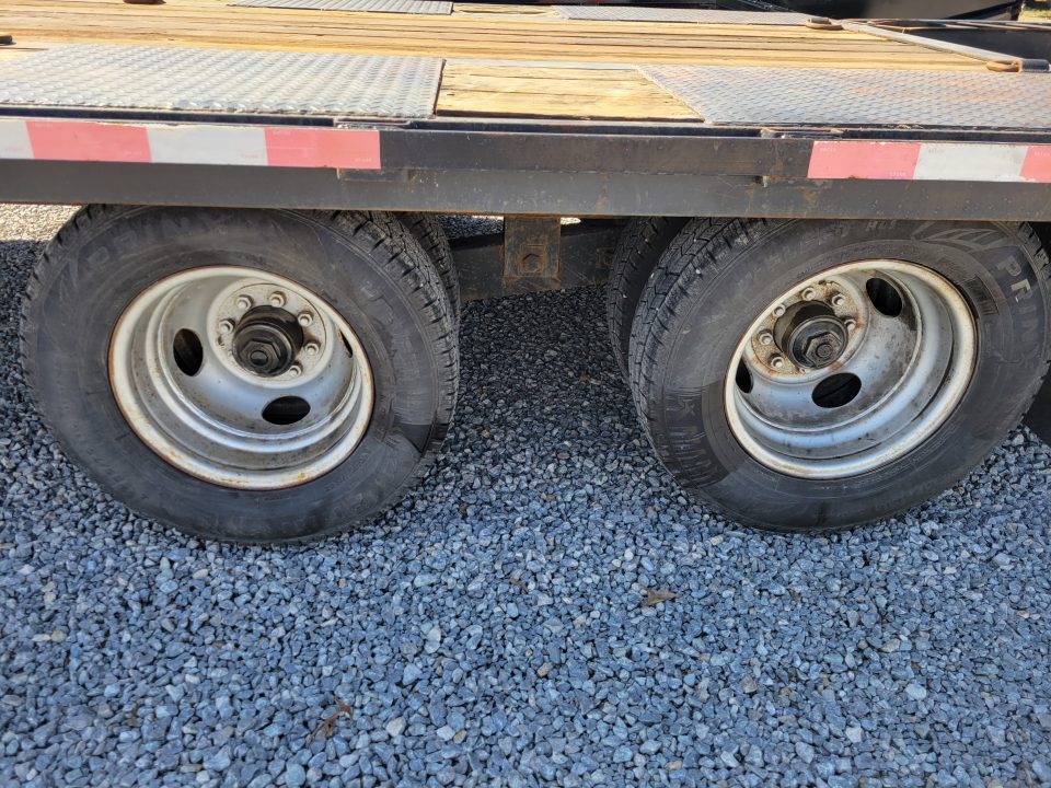 Used 2007 Elite Trailers 8.5x20+5 Gooseneck Deckover