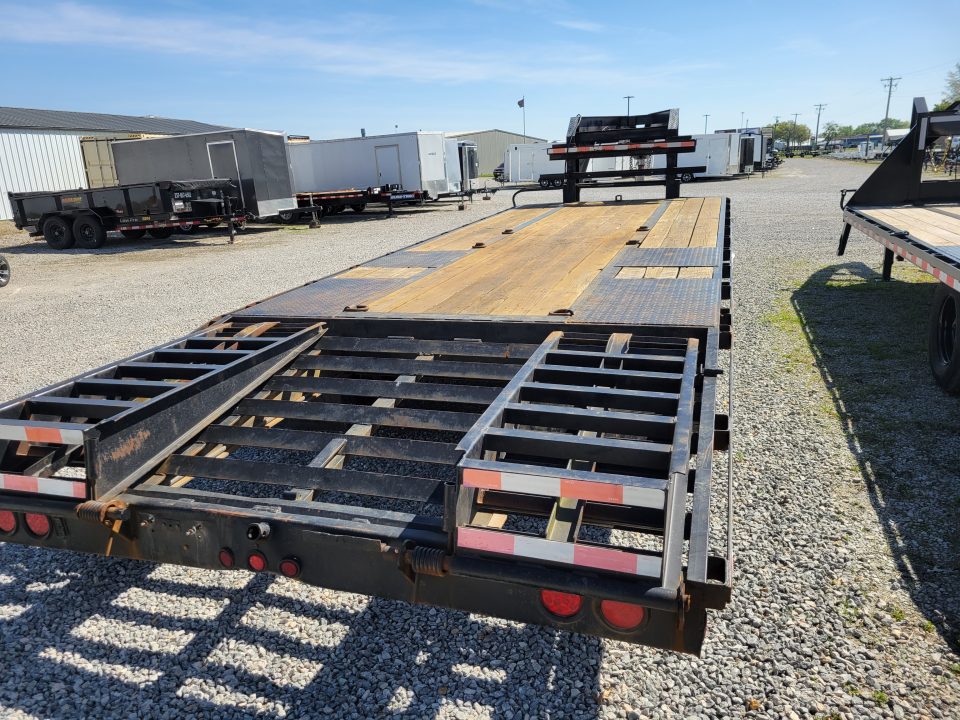 Used 2007 Elite Trailers 8.5x20+5 Gooseneck Deckover