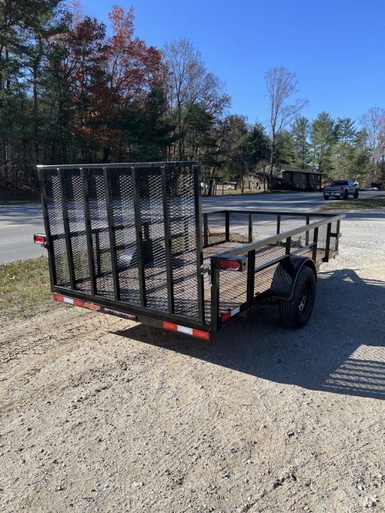New 2026 Down 2 Earth Trailers DTE7612G29HS Utility Trailer / 76" X 12 / 24" MESH SIDE / TUBE RAIL / SEALED LIGHTS