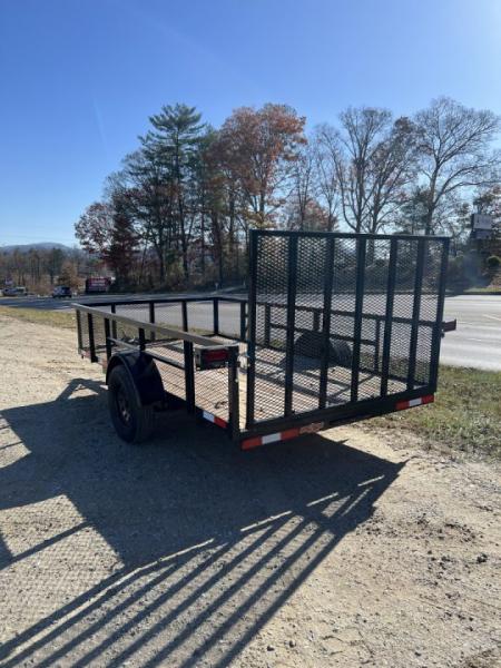 New 2026 Down 2 Earth Trailers DTE7612G29HS Utility Trailer / 76" X 12 / 24" MESH SIDE / TUBE RAIL / SEALED LIGHTS
