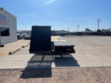 New 2026 PJ Trailers LD402 40' x 102" Hydraulic Brakes Flatbed Trailer