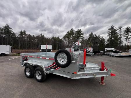 New 2026 Triumph 7x12 Dump Trailer- Galvanized/ 8" I beam/ Tarp kit/ Ramps - 9990GVW