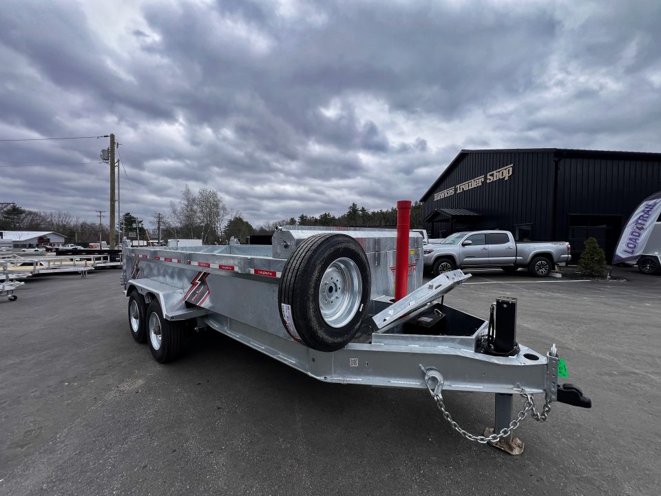 New 2026 Triumph 7x16 Dump Trailer- Galvanized/ 10" I beam/ Hydro Jack/ Tarp kit-Ramps/ Oil Hubs - 20,000GVW