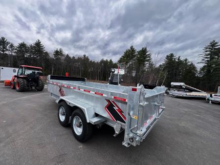 New 2026 Triumph 7x16 Dump Trailer- Galvanized/ 10" I beam/ Hydro Jack/ Tarp kit-Ramps/ Oil Hubs - 20,000GVW