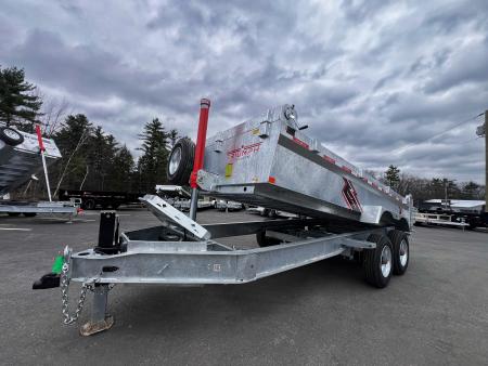 New 2026 Triumph 7x16 Dump Trailer- Galvanized/ 10" I beam/ Hydro Jack/ Tarp kit-Ramps/ Oil Hubs - 20,000GVW