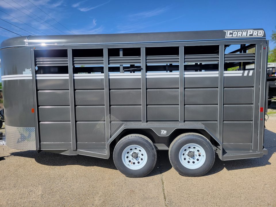 New 2026 CornPro 6x16 Livestock Trailer SB-16S