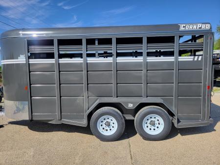 New 2026 CornPro 6x16 Livestock Trailer SB-16S