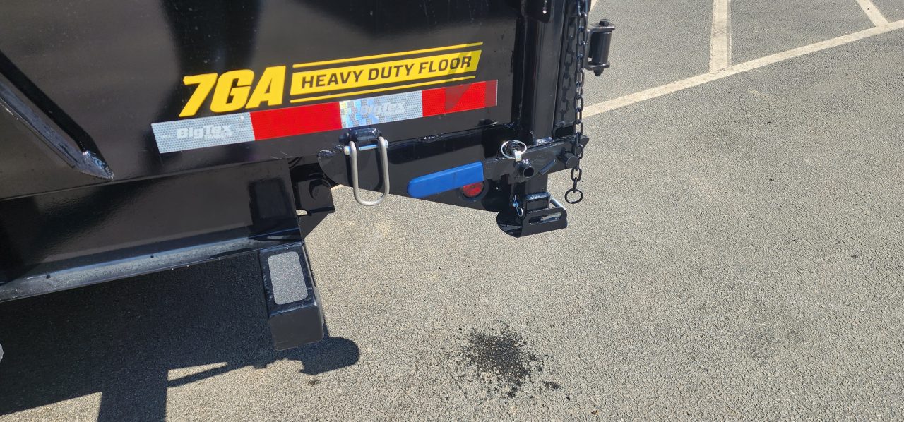 New 7 x 16 Big Tex Low Pro 14TD X-SERIES 4' High Sides Telescopic Dump Trailer 15.4K****7 Gauge Floor