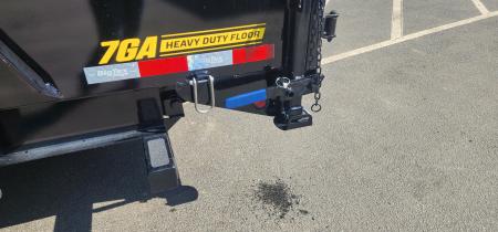 New 7 x 16 Big Tex Low Pro 14TD X-SERIES 4' High Sides Telescopic Dump Trailer 15.4K****7 Gauge Floor