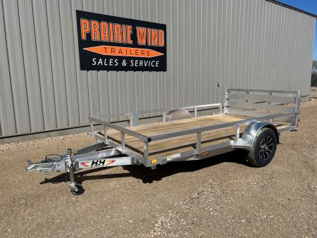 New 2026 H&H Trailers 12' Aluminum Utility Trailer