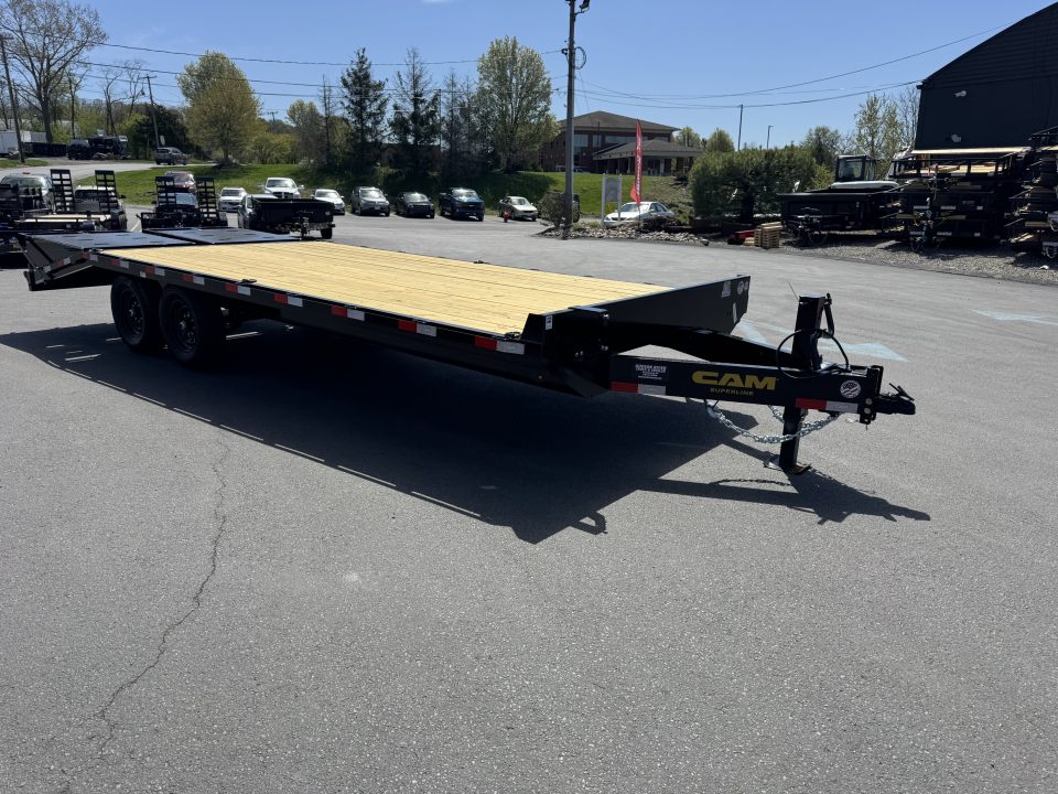 New 2026 Cam Superline P-SDOSR10222-154 8.5X22 (17+5) Equipment Trailer *DECK OVER *SUPER RAMPS
