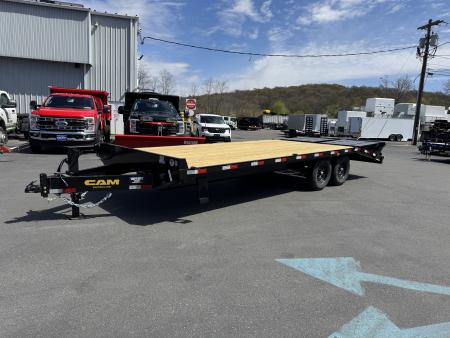 New 2026 Cam Superline P-SDOSR10222-154 8.5X22 (17+5) Utility Trailer *DECK OVER *SUPER RAMPS