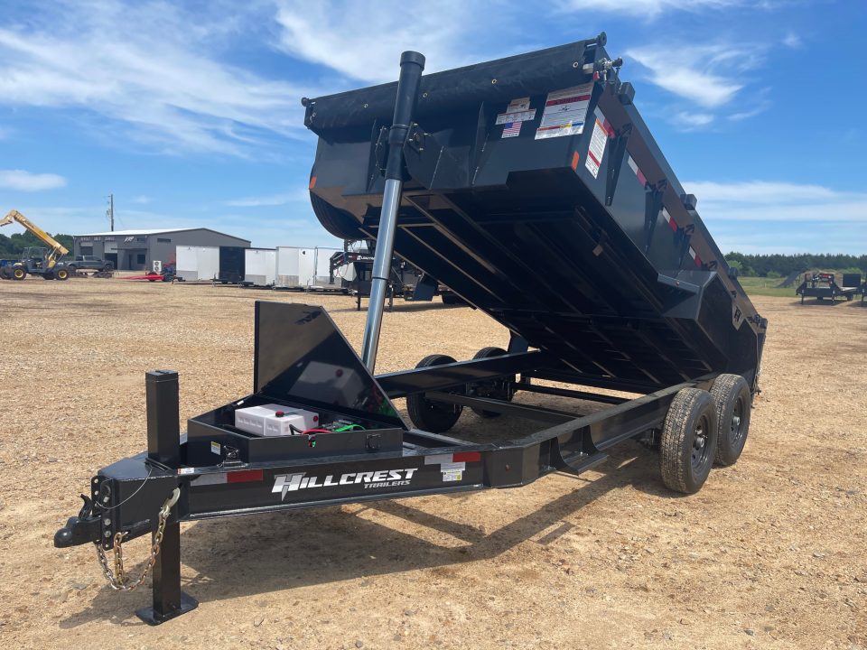 New 2026 Hillcrest Trailers 14714SD Dump Trailer