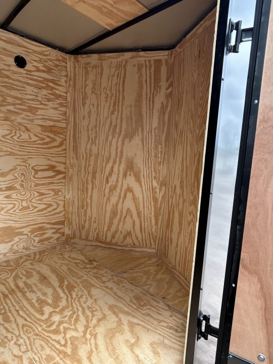 New 2026 Family Trailer 6x12 Tandem Axles Cargo / Enclosed Trailer-Screwless Exterior-Blackout Pkg-Rear Spoiler-HD Axles